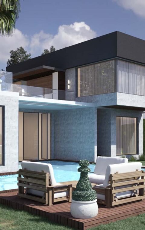 Dubai Small Villa Exterior design